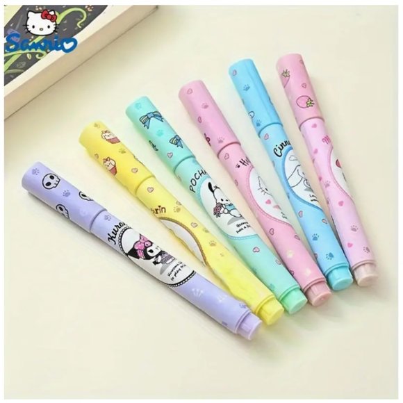 Sanrio Hello Kitty & Friends 6Pack Highlighters #006 - Picture 2 of 2